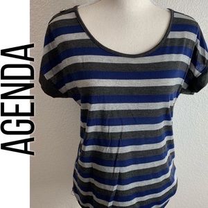 Agenda striped top